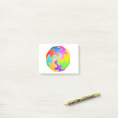 Abstrakte Form Post-it Klebezettel (Auf Schreibtisch)