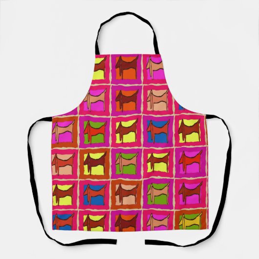 Abstrakte Form, Text hinzufügen, Schürze (Vorderseite)