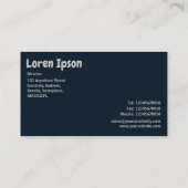 Abstrakte Formen 01a Visitenkarte (Rückseite)