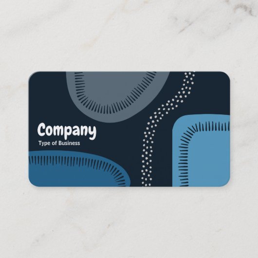 Abstrakte Formen 02a Visitenkarte (Vorderseite)