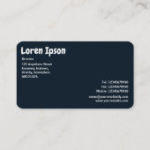 Abstrakte Formen 02a Visitenkarte (Rückseite)