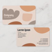 Abstrakte Formen 03 Visitenkarte (Vorne/Hinten)