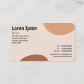 Abstrakte Formen 03 Visitenkarte (Rückseite)