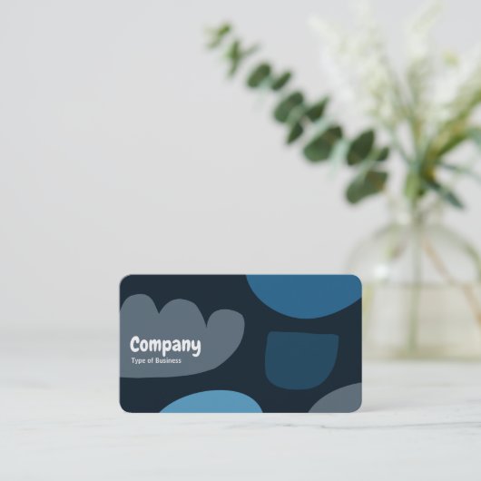 Abstrakte Formen 03a Visitenkarte (Stehend Vorderseite)