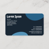 Abstrakte Formen 03a Visitenkarte (Rückseite)