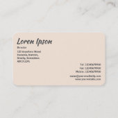 Abstrakte Formen 04 Visitenkarte (Rückseite)