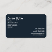 Abstrakte Formen 04a Visitenkarte (Rückseite)