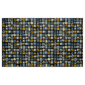 Abstrakte Formen 060617 Muster - Farben 02 Stoff (Fat Quarter (45,7 x 55,9 cm))