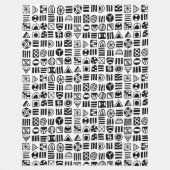 Abstrakte Formen 060617 Muster Fleecedecke (Vorderseite)