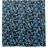 Abstrakte Formen 180318 - Schwimmbad Duschvorhang (Vorderseite)