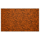 Abstrakte Formen 301122 - Orange auf Schwarz Stoff (Fat Quarter (45,7 x 55,9 cm))