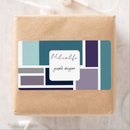 Abstrakte Formen, Aufkleber für soziale Medien