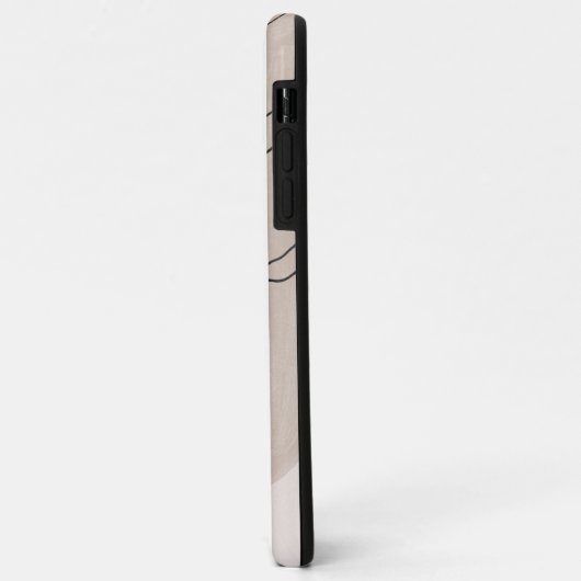 Abstrakte Formen Botanisches Leaf Case-Mate iPhone Hülle (Hinten/Links)