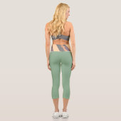 Abstrakte Formen Capri Leggings (Rückseite)