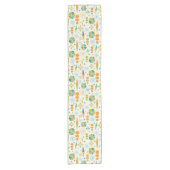 Abstrakte Formen des Atomzeitalters Mitte des Jahr Kurzer Tischläufer (Vorderseite)