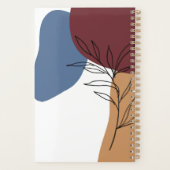 Abstrakte Formen, die jeden Tag zählen Planer (Rückseite)