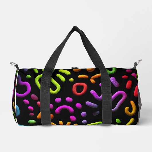 Abstrakte Formen Duffle Bag (Vorderseite)