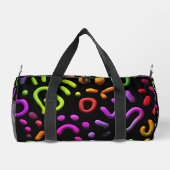 Abstrakte Formen Duffle Bag (Rückseite)