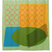 Abstrakte Formen Duschvorhang (Vorderseite)