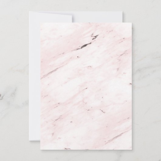 Abstrakte Formen Dusty Rose Rücken und 2 Fotos Save The Date (Rückseite)