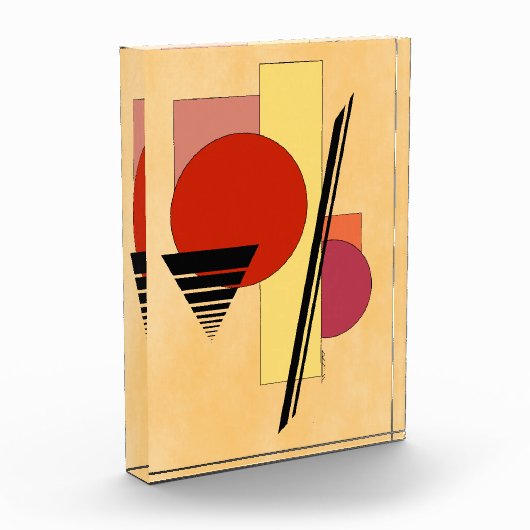 Abstrakte Formen Fotoblock (Links)