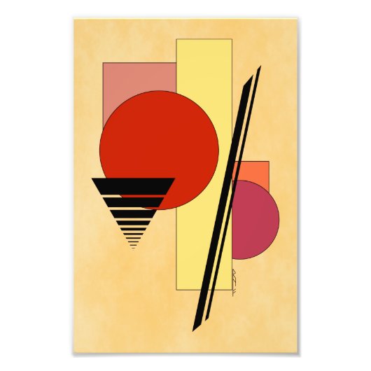 Abstrakte Formen Fotodruck (Vorne)