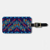 Abstrakte Formen Gepäckanhänger (Vorderseite horizontal)