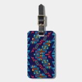 Abstrakte Formen Gepäckanhänger (Vorderseite vertikal)