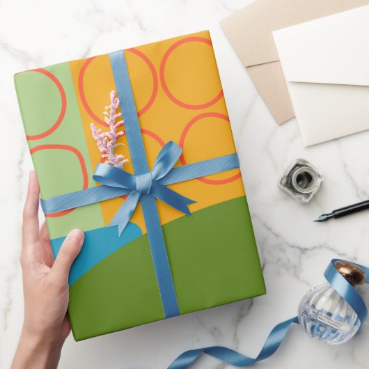Abstrakte Formen Geschenkpapier (Schenken)