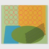 Abstrakte Formen Geschenkpapier (Flach)