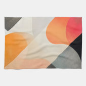 Abstrakte Formen Geschirrtuch (Horizontal)