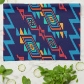 Abstrakte Formen Geschirrtuch (Gefaltet)