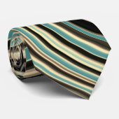 Abstrakte Formen im Retro-Look Krawatte (Gerollt)