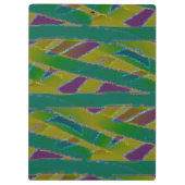 Abstrakte Formen Individuelle Name Zwischenablage  Klemmbrett (Rückseite)