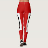 Abstrakte Formen, japanischer Stil Leggings (Rückseite)