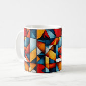 Abstrakte Formen Kaffeetasse (Vorderseite Links)