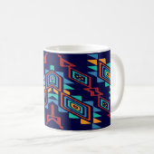 Abstrakte Formen Kaffeetasse (VorderseiteRechts)