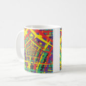 Abstrakte Formen Kaffeetasse (Vorderseite Links)