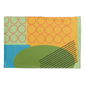 Abstrakte Formen Kissenbezug (Rückseite)