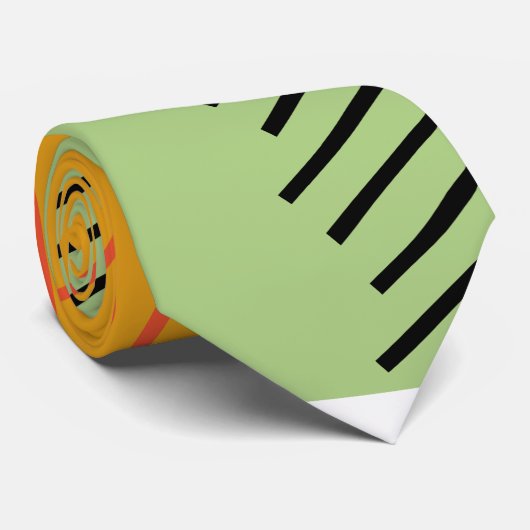 Abstrakte Formen Krawatte (Gerollt)