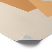 Abstrakte Formen Kunst Poster (Ecke)
