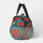 Abstrakte Formen Kunst Regenbogen- und Sonnenschut Duffle Bag (Rechts)