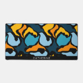 Abstrakte Formen Künstlerisch Schreibtischunterlage (Vorderseite)