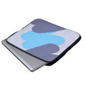 Abstrakte Formen Laptopschutzhülle (Vorne Knopf)
