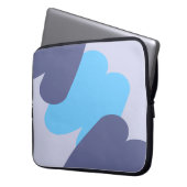 Abstrakte Formen Laptopschutzhülle (Vorderseite Links)
