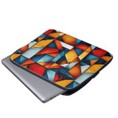 Abstrakte Formen Laptopschutzhülle (Vorne Knopf)