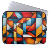 Abstrakte Formen Laptopschutzhülle (Vorderseite)