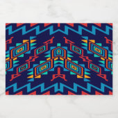 Abstrakte Formen Lebensmitteletikett (Einzelnes Label)