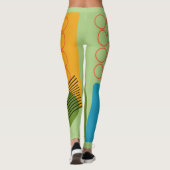 Abstrakte Formen Leggings (Rückseite)