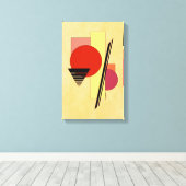 Abstrakte Formen Leinwanddruck (Insitu (Holzboden))